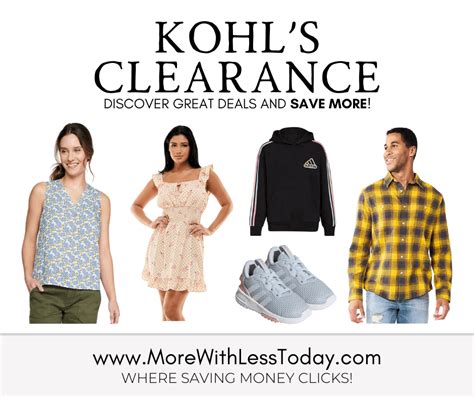 Kohl's clearance sale